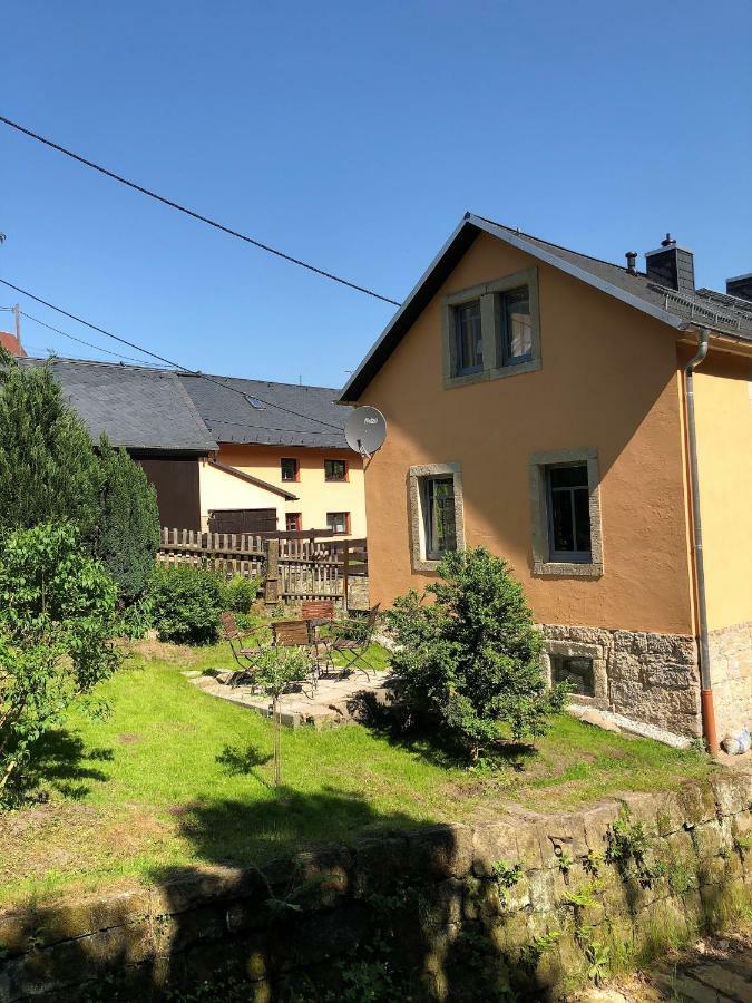 Fuchsbau Appartement Königstein an der Elbe Buitenkant foto