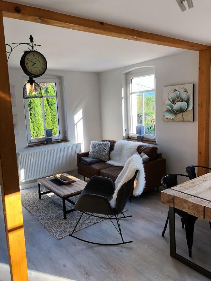 Fuchsbau Appartement Königstein an der Elbe Buitenkant foto